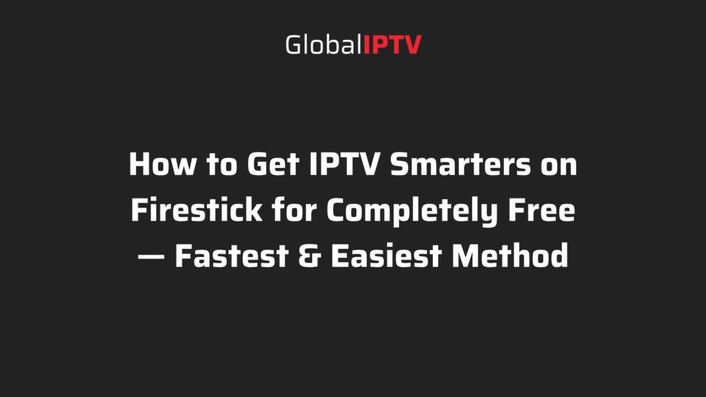 how to install iptv smarters pro on firestick